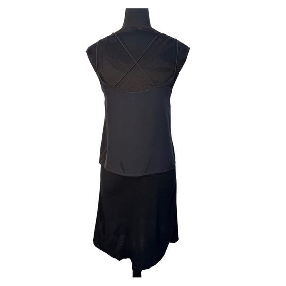 All Saints Fade Silk Blend Dress Black - Picture 3 of 9